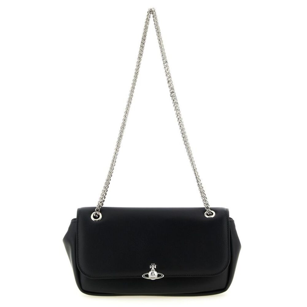 Vivienne Westwood Black Polyester Crossbody Women's Bag